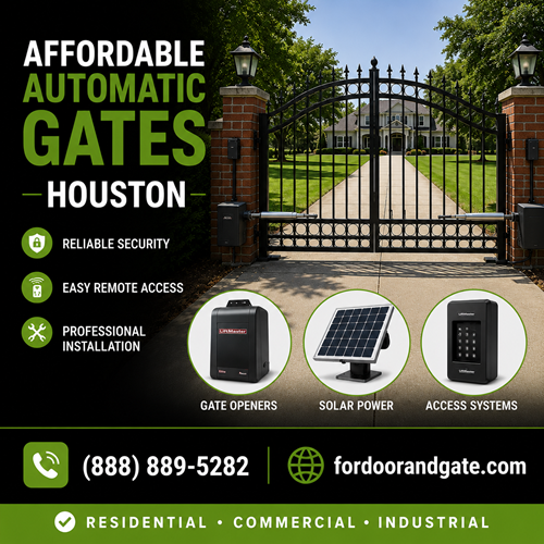 Automatic Gates Houston | Emergency Gate Repair Services Available